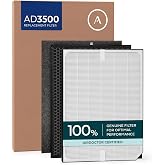Genuine AirDoctor AD3000/3500 1 Year Replacement Filter Pack. Includes 2 Premium Carbon/VOCs w Pre-Filters + 1 UltraHEPA. Guaranteed Quality &amp; Performance. Removes Smoke, Pollen, Pet Dander