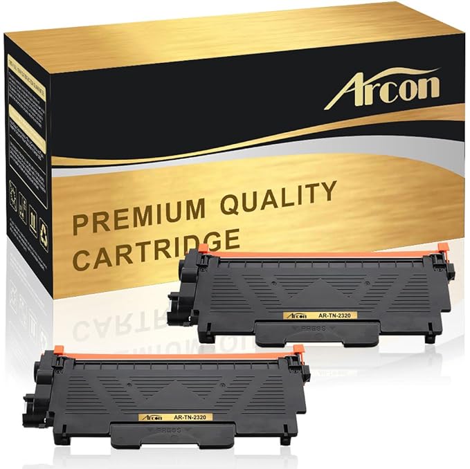Arcon 2 Toner kompatibel für Brother TN-2320 TN2320 für Brother HL-L2340DW MFC-L2700DW HL-L2360DN HL-L2360DW DCP-L2520DW HL-L