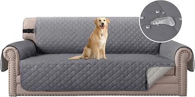 H.Versailtex Water Resistant 3 Seater Sofa Cover for Pets & Kids