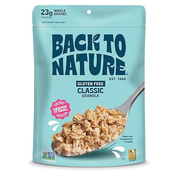 BACK TO NATURE CLASSIC GRANOLA, GLUTEN FREE, NON...