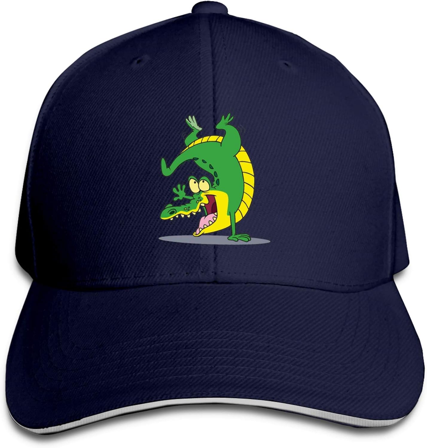Alligator Baseball Cap Vintage Washed Funny Hat for Kid Black at Amazon