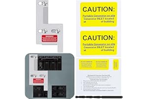 XMK Generator Interlock Kit for GE General Electeric 200 Amp or 150 Amp Vertical Main Breaker Panels, 2 1/4 Inch Spacing Between Main and Branch Breaker, Vertical Interlock Kit