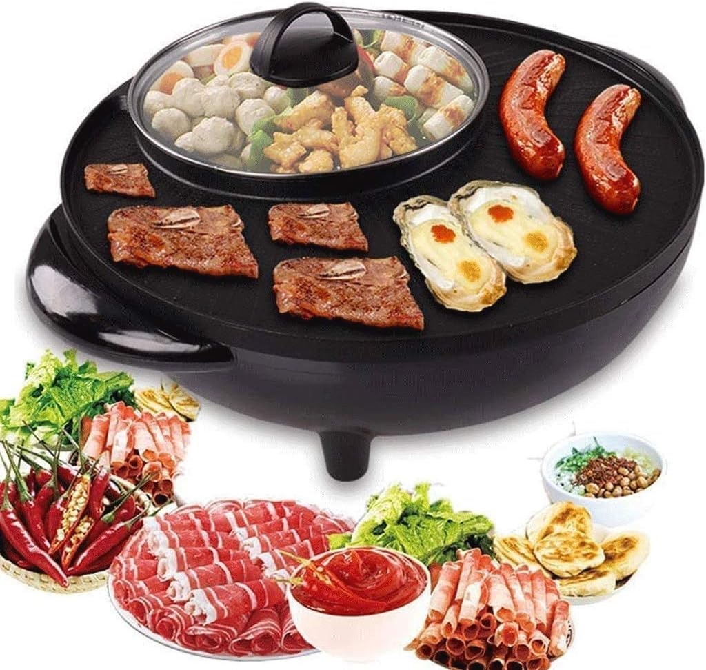 review CQWINDY Electric grill, multi-purpose one pot, independent power supply, easy to clean, use in the kitchen