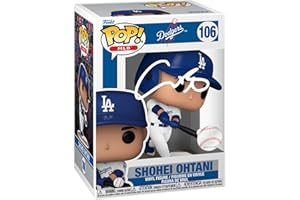 HOFSM.COM HALL OF FAME SPORTS MEMORABILIA Shohei Ohtani #106 Home Uniform Facsimile Signed Reprint Laser Autographed Funko POP! Baseball MLB: Los Angeles Dodgers Figurine with Protector Case