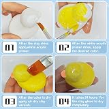 EIGTWEN 100ml Air Dry Clay Varnish Gloss Glaze Protective Coat view 3
