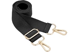 DEVPSISR Wide Shoulder Purse Strap Replacement Adjustable Belt Canvas Bag Crossbody Handbag