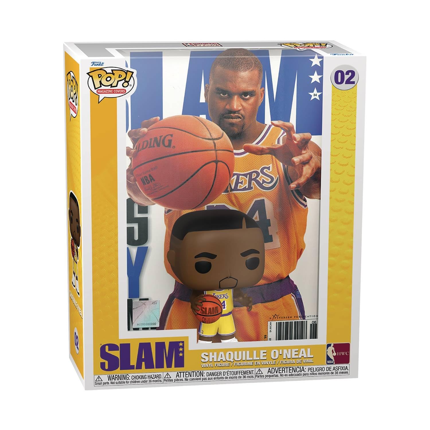 Funko POP! NBA Cover: SLAM - Shaquille O'Neal - NBA + Slam Magazine - Collectable Vinyl Figure - Gift Idea - Official Merchandise - Toys for Kids & Adults - Sports Fans - Model Figure for Collectors