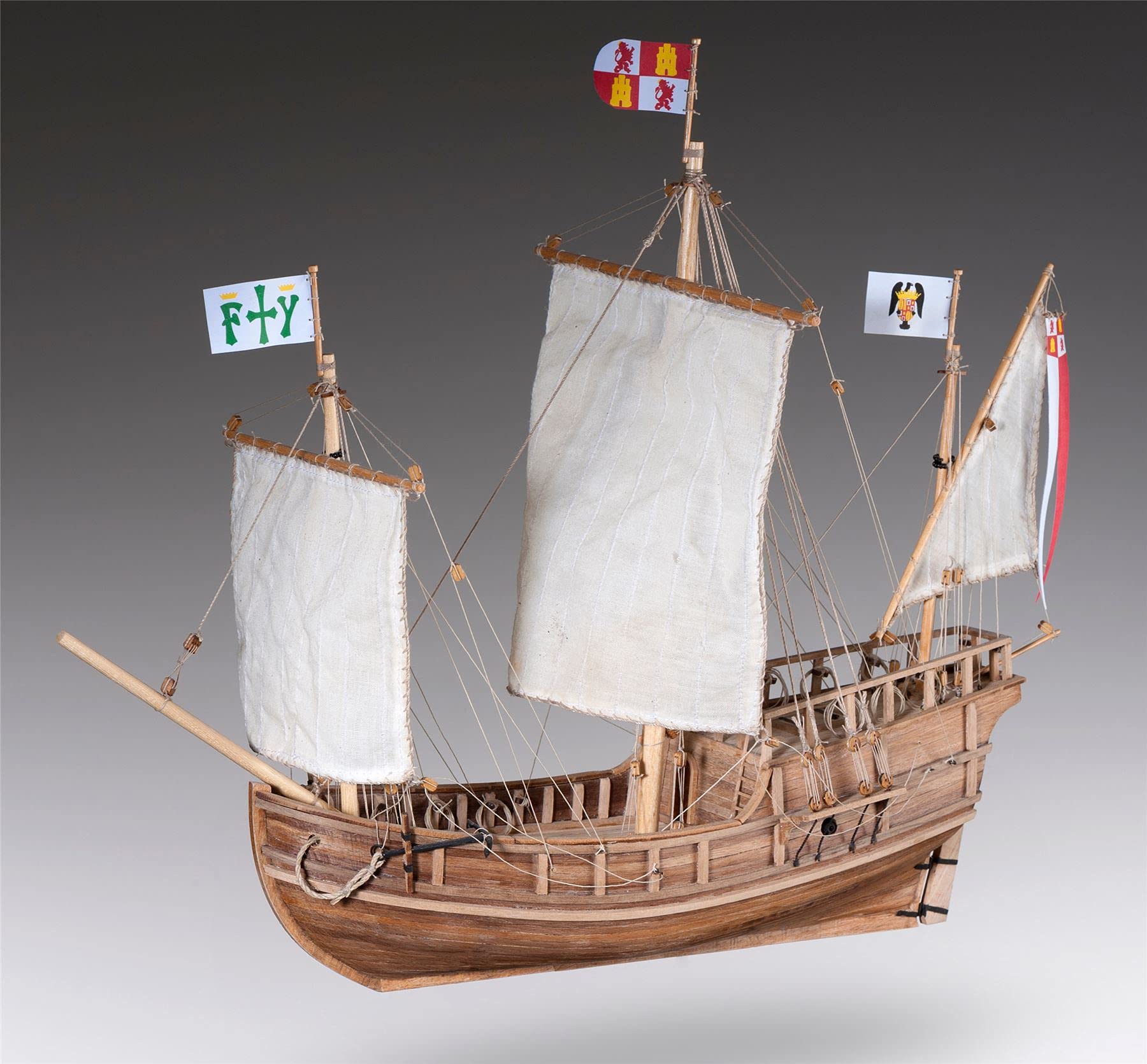 DUSEK Pinta Ship Scale 1:72 L:385 H :320 W:180 mm