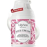 LilyAna Naturals Face and Neck Moisturizer for Women and Men - Moisturizer Face and Neck Cream for Dry Skin and Dark Spot Bri