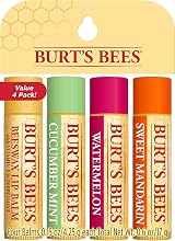 Burt's Bees Lip Balm Multipack 4x4.25g Beeswax Cucumber Mint Watermelon Mandarin