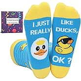 YEXIPO Womens Funny Socks Novelty Crazy Cute Crew Socks Gifts for Animal Lovers