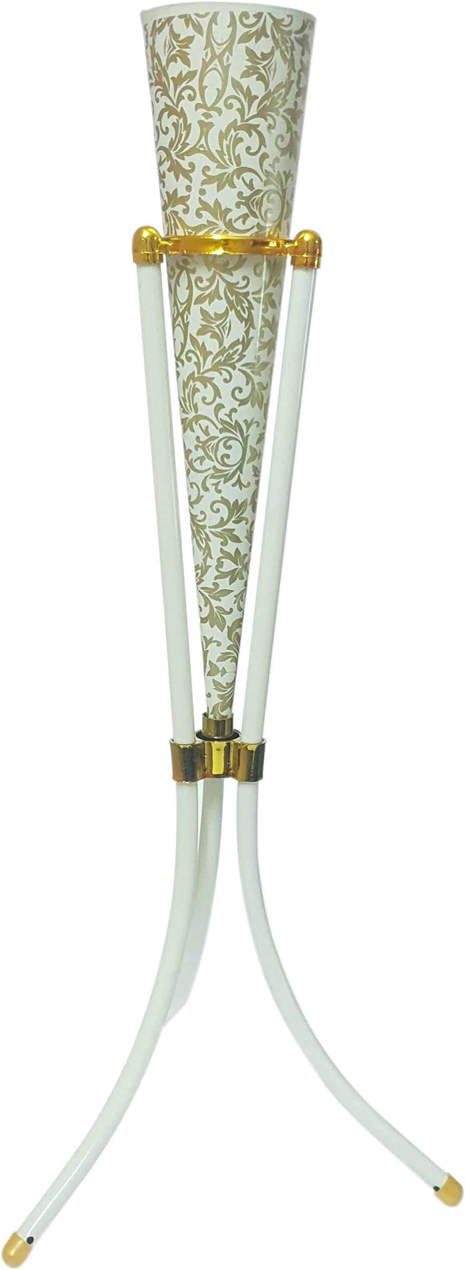 Litleo Cast Iron, Nickel Flower Vase (Standard, Multicolour)