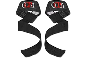 OCBA Wrist Straps Wraps for Weightlifting Heavy Duty Wrist Wraps Cotton Padded Gym Wrist Supports Bodybuilding Powerlifting F