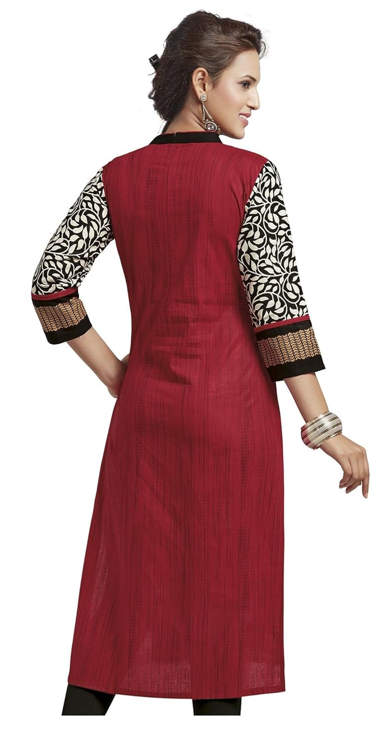 jevi prints women's unstitched kurti material (pack of 2)