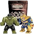 HuIk vs thano s Large Action Figure Set - 2pcs | Compatible with Major Building Block Brands | Great Gift for Kids | 3 Inches Tall