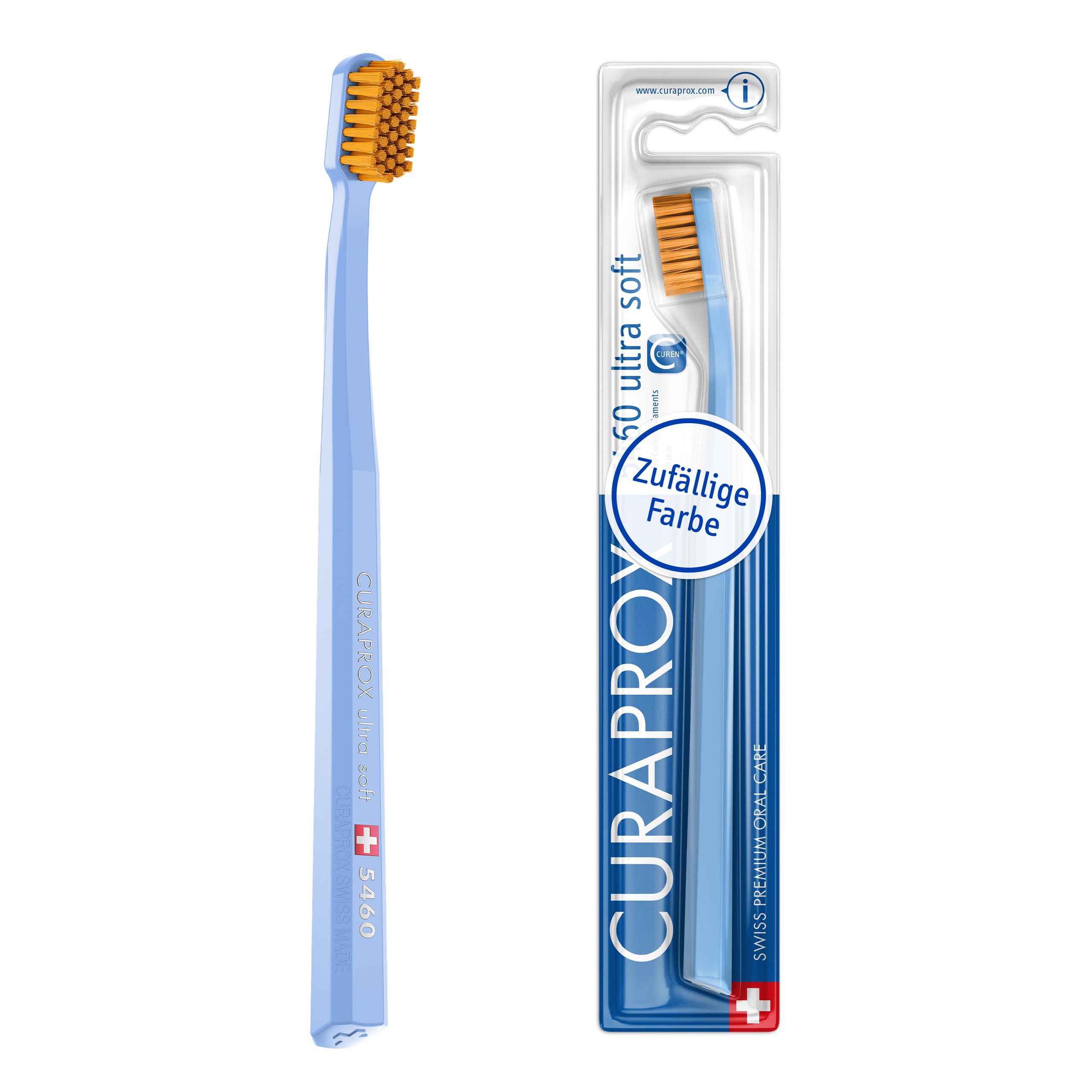 Curaprox CS 5460 Ultra Soft manual toothbrush, 1 piece in assorted colors