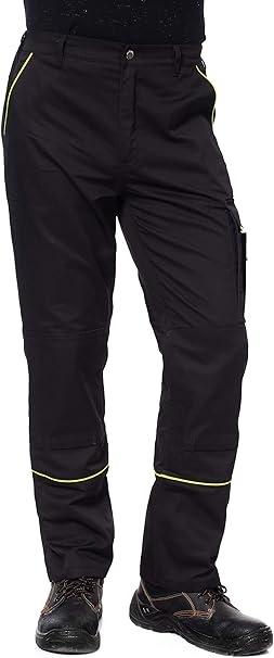 black cargo pants with reflective strips