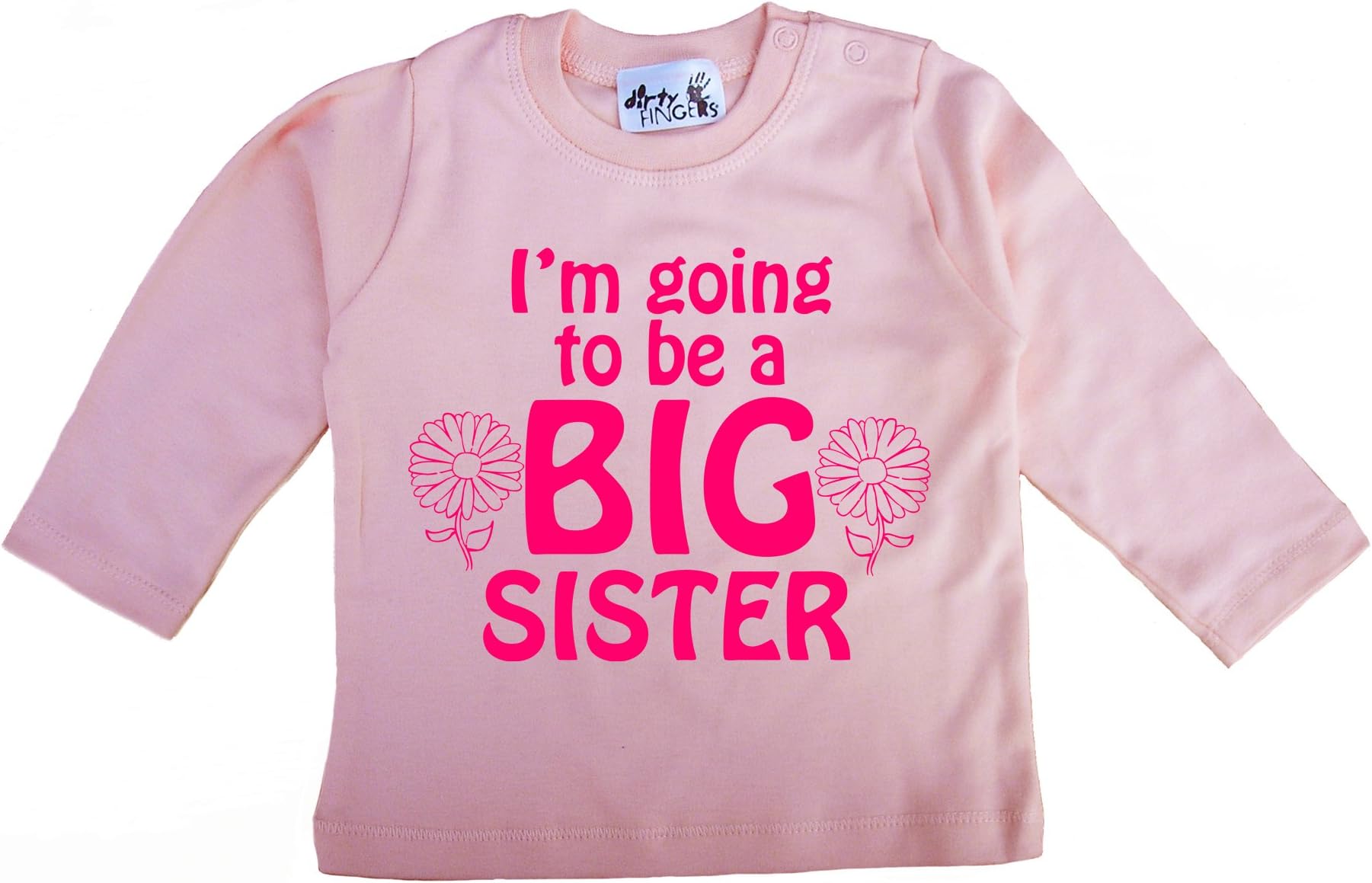 Dirty Fingers, I'm Going to be a Big Sister, Long Sleeve Top