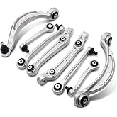 Control Arm Suspension Fit For Audi A8 Quattro S8 | TALAMOYI 8Pcs Fit For 2011-2015 Audi A8 Quattro, 2011-2012 4.2L, 2012-2015 3.0L 6.3L, 2013-2015 4.0L, 2013-2015 S8