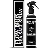 Flow Bros Sea Salt Spray for Hair – Texturizing & Volumizing Sea Salt Spray with Natural Ingredients, Vitamin B5 & Amaranth Seed Extract – Light Natural Finish, Alcohol, Paraben, Phthalate Free – 8oz