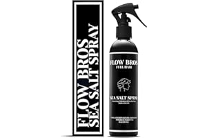Flow Bros Sea Salt Spray for Hair – Texturizing & Volumizing Sea Salt Spray with Natural Ingredients, Vitamin B5 & Amaranth Seed Extract – Light Natural Finish, Alcohol, Paraben, Phthalate Free – 8oz