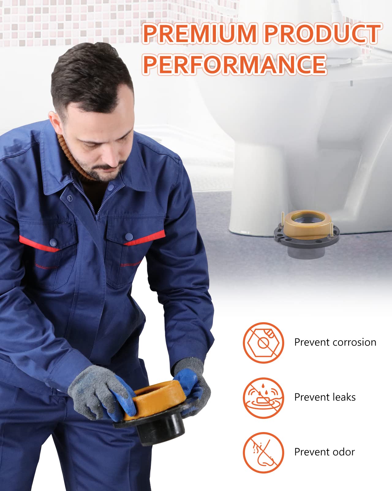 Boeemi Toilet Flanges And Wax Rings For Toilets With Extended Flanges