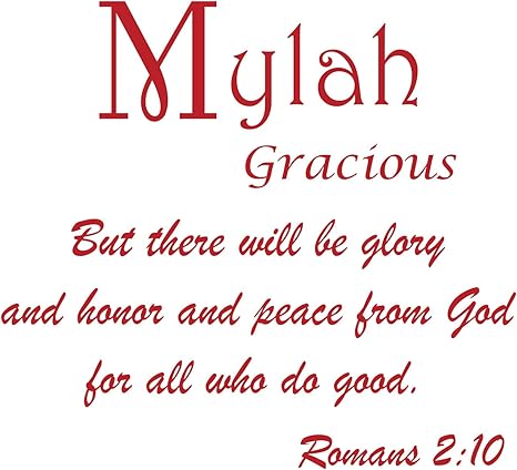 Amazon Co Jp 赤ちゃん名前壁デカール名ビニールデカールの意味を表示 Learn Theベビーガールズ名の意味名前 またはboys Getこの私の名前は何を意味デカール Mylah V04 レッド Declg00milagnv04rdwd ホーム キッチン