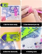 Sheryl&Rain 23Pcs Diamond Painting Accessories Storage Boxes 12 Grids view 4