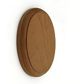 Cherry Oval Rosette, Solid Hardwood, 5 1/2" x 4" x 3/4", Stair Part Fitting