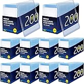 2000 Hard Plastic Card Sleeves, Premium Card Sleeves, 3"x 4" Baseball Cards Protectors Plastic, Sports Trading Baseball Game Holder (1000 Hard Sleeve + 1000 Soft Sleeve)