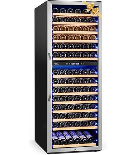 Amazon.com: Velivi Wine Fridge Freestanding Dual Temperature Zone