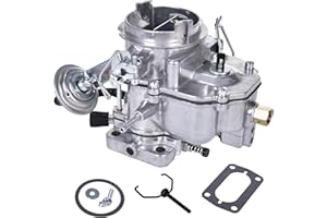 E-SHIN 2-Barrel Carburetor For 1967-1980 Dodge Chrysler 318 V8 5.2L 6CIL Engine 2BBD Automotive Replacement Carburetor Carb Manual Choke