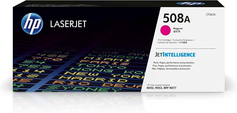 HP CF363A 508A Magenta Original LaserJet Toner Cartridge 6000 Pages