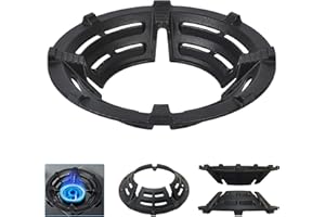 IEUYO Cast Iron Wok Support Ring Stand Burner Ring for Gas Stove Rack Pot Holder Anti-skid Time-saving and Energy-saving for 4 claws racks or grates