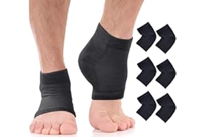 ARMSTRONG AMERICA Moisturizing Socks for Men | Cracked Heel Treatment with Aloe Vera | Moisturizer Foot Callus Remover | Aloe Socks for Cracked Heels & Dry Cracked Feet | Lotion Infused Gel Heel Socks (XL - 3 Pairs)