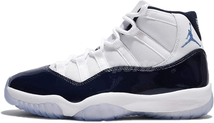 Amazon.com: AIR JORDAN 11 Retro 'Win Like '82' - 378037-123 - Talla 17 Blanco, Azul 