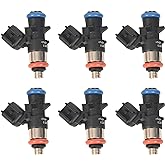 Fuel Injectors 0280158233 Set of 6 Compatible with 2011-2017 Chrysler 200/300 Dodge Challenger Charger Jeep Grand Cherokee Wr
