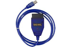Washinglee OBD2 Diagnostic Cable for VW, Audi, Skoda and Seat Made Between 1994 and 2004. Car ECU Scanner USB Cable Compatibl