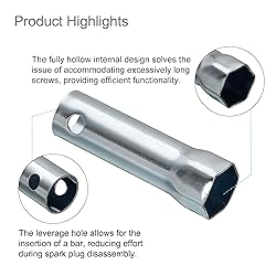 SABLUE 7-Pcs Dual-Ended Spark Plug Socket Wrench