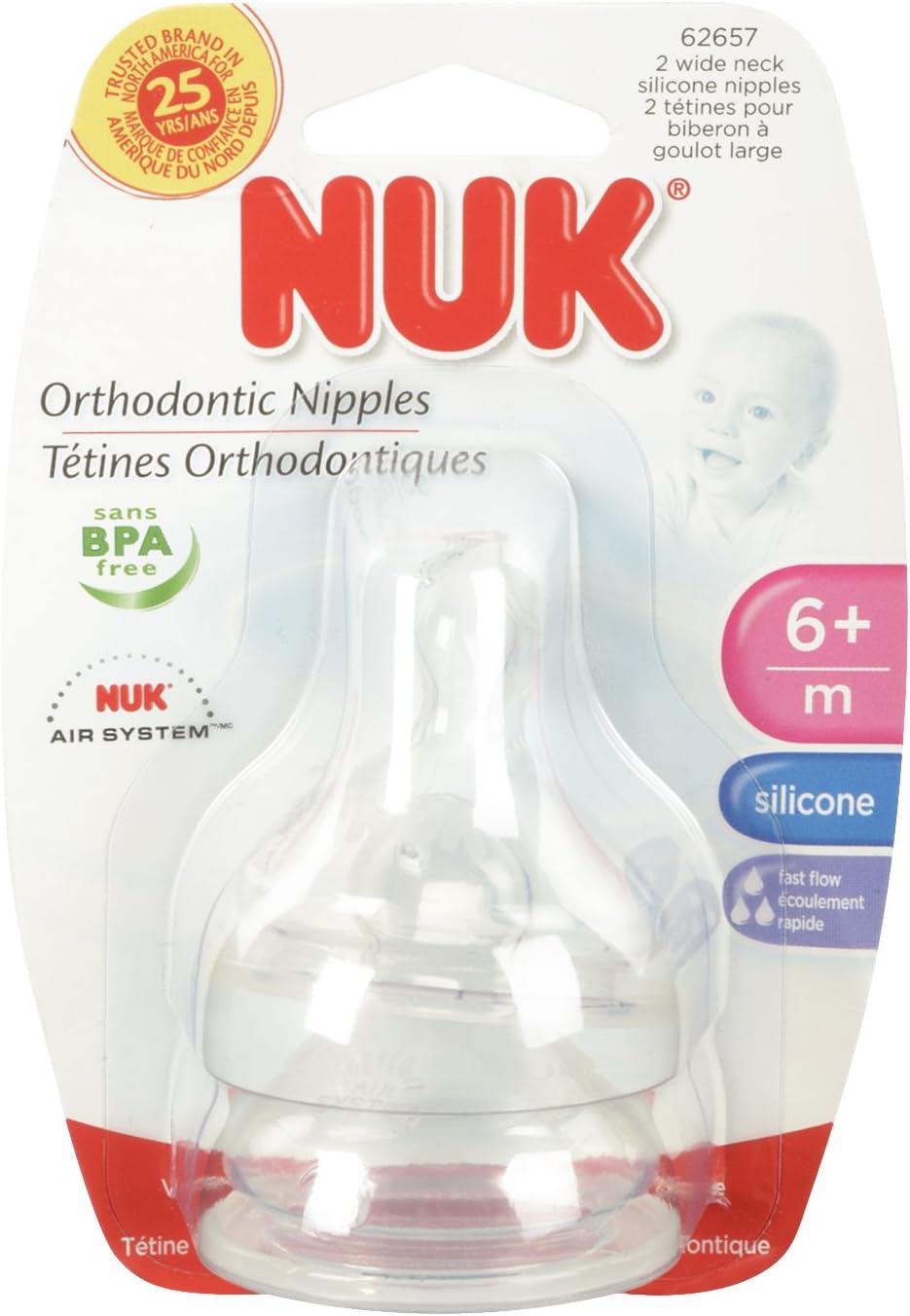 nuk orthodontic nipples