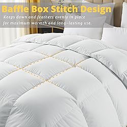 ELNIDO QUEEN® Feather Comforter Filled with