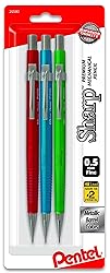 Pentel Sharp Mechanical Pencil, (0.5mm), Metallic