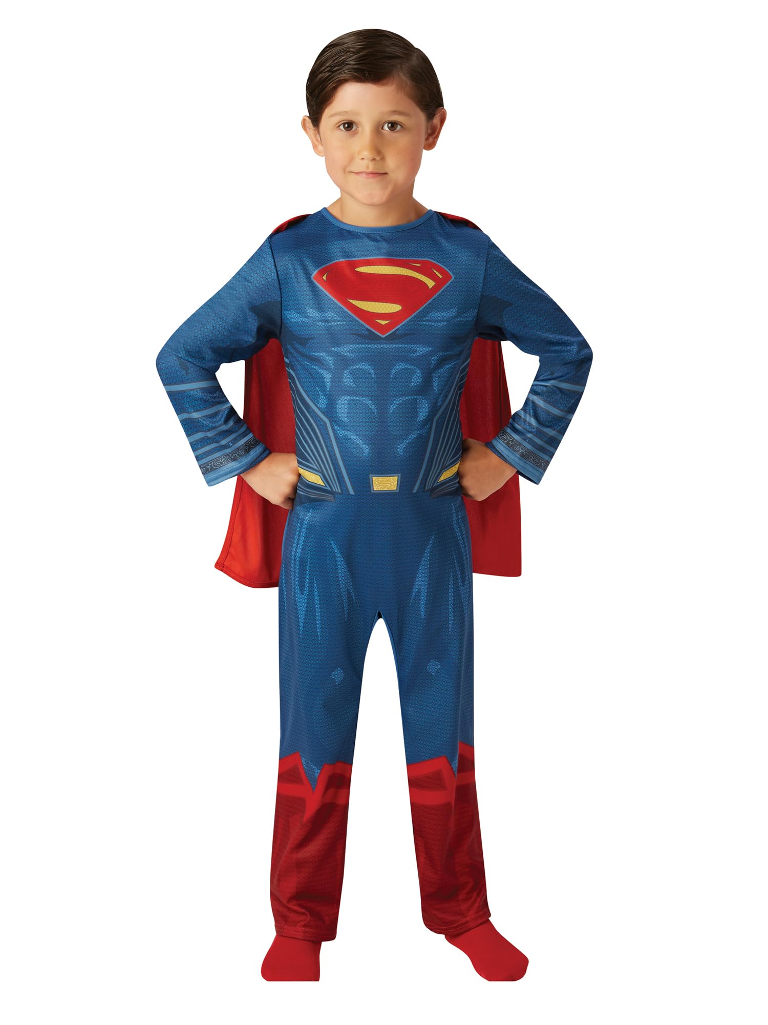 Rubies Official DC Justice League Superman, Children Costume - Small Age 3-4 Years, Height 104 cm Halloween