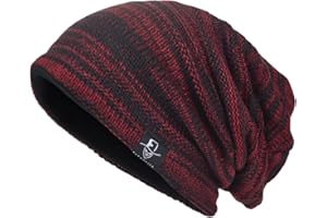 VECRY Men's Slouch Beanie Skull Cap Long Baggy Hip-Hop Winter Summer Hat