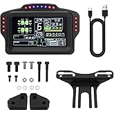 DV480 Pro V5 SimRacing Dashboard-DDU-Display Sim Racing Dash with 5" Screen & 16 RGB LEDs for Simulation Racing Games Accessories