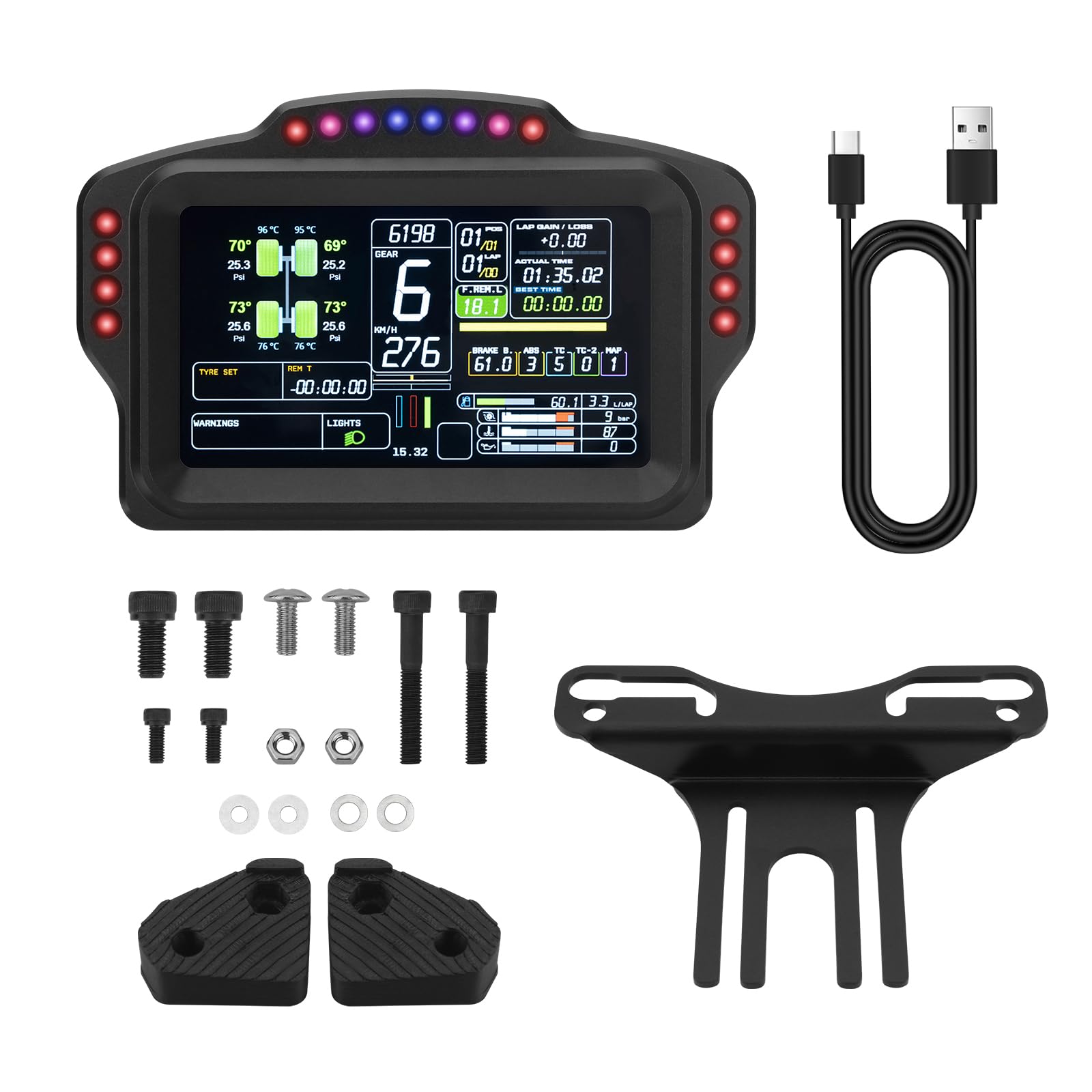 DV480 PRO Dashboard Sim Racing Dash Display with