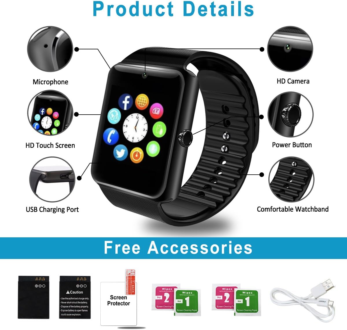 watozo smart watch