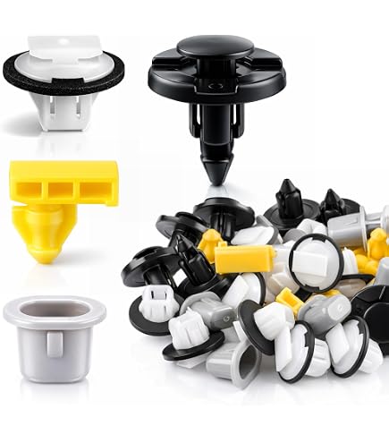 Amazon.com: Rexka 10pcs Wheel Well Opening Moulding Clips for