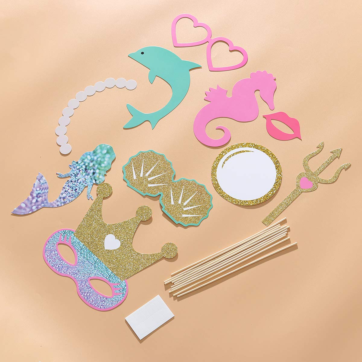 Materiali Per Hobby Creativi Props Puntelli Bastoncini Stick Selfie 10 Bastoni Per Foto Selfie Bastoni Per
