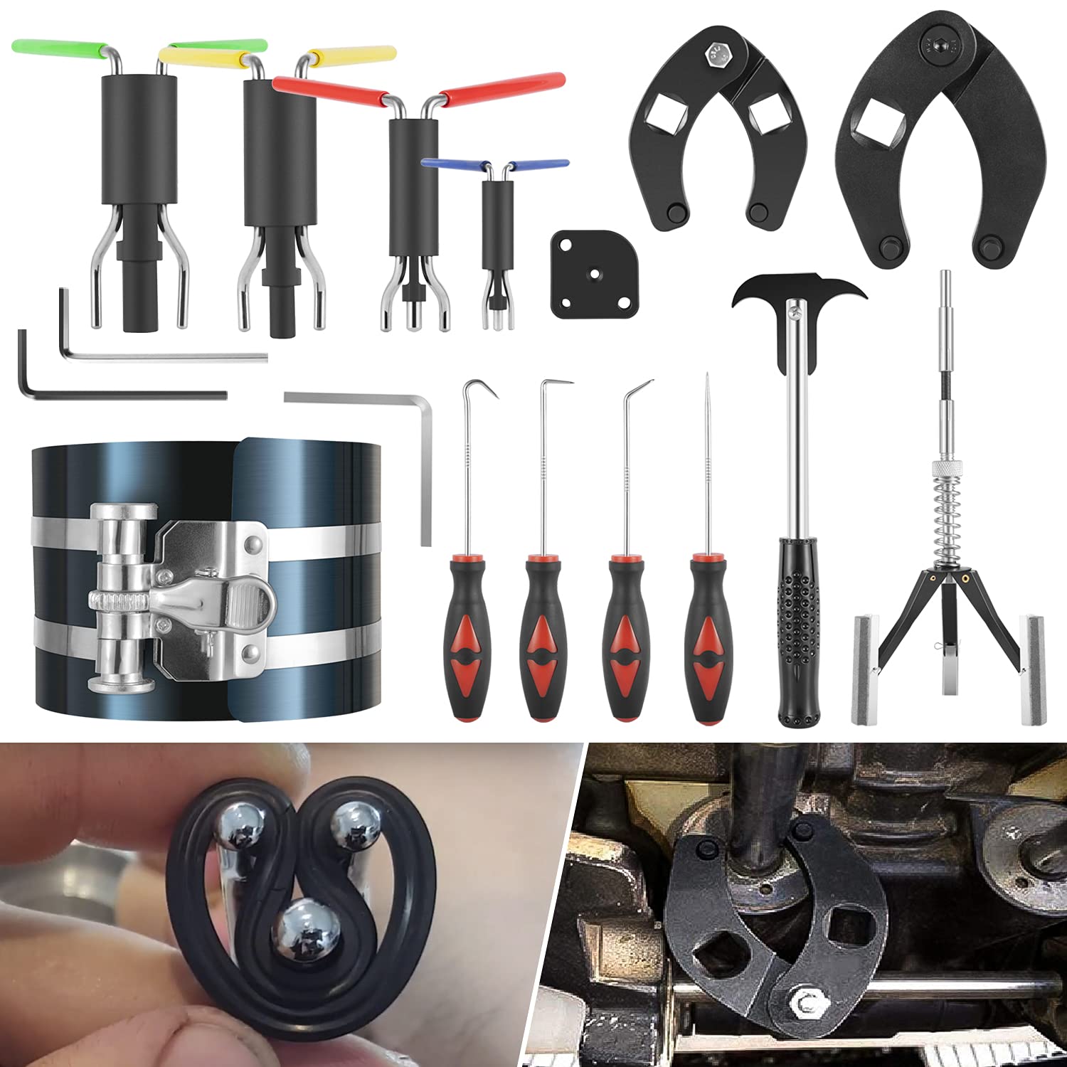 Hydraulic Cylinder Repair Tool kit For skid steers, loaders, backhoes ...